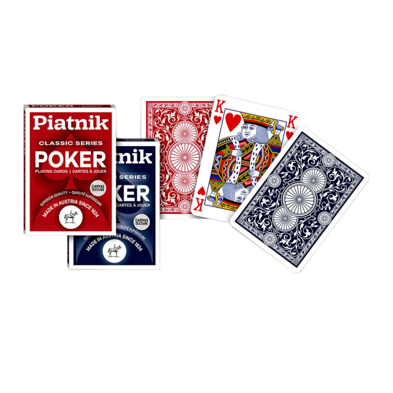 Borrow work childhood Set 2 pachete de carti de joc Piatnik, Classic Poker Series