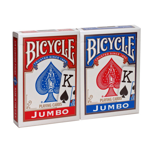 Set 2 pachete de carti de joc Bicycle Jumbo