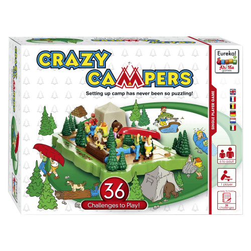 Joc logic Eureka "Crazy Campers" pentru jucatori de la 6 la 99 de ani
