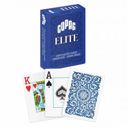 Carti de joc Poker, Copag Elite - 100% Plastic, Blue