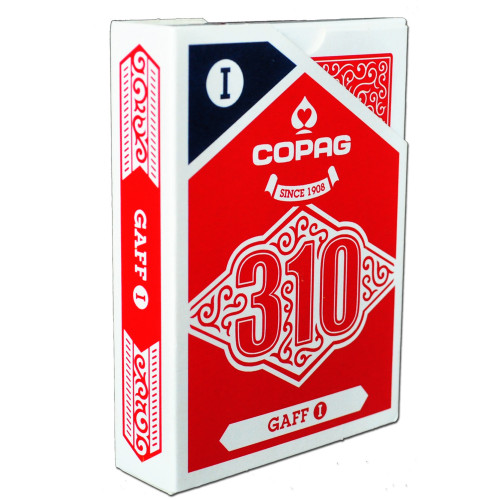 Carti de joc pentru magicieni Copag 310 Gaff I, extrafinisate, culoare spate rosu