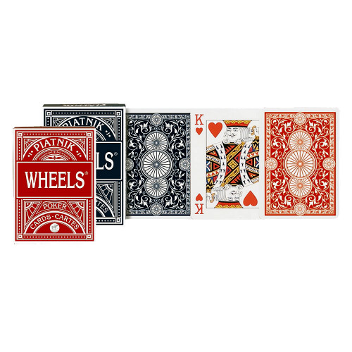 Set 2 pachete de carti de joc Piatnik, Wheels