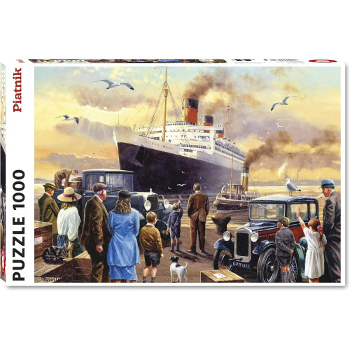 Puzzle Piatnik "Walsh - Queen Mary", 1000 piese, dimensiune 68 x 48 cm, produs in Austria