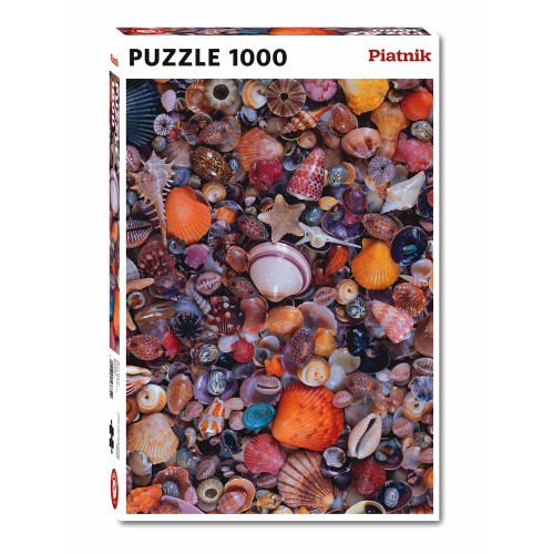 Puzzle Piatnik "Cochilii, scoici", 1000 piese, dimensiune 68 x 48 cm, produs in Austria