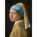 Puzzle Clementoni Museum Collection "Vermeer - Girl with a pearl earring", 1000 piese, dimensiuni 69 x 50 cm