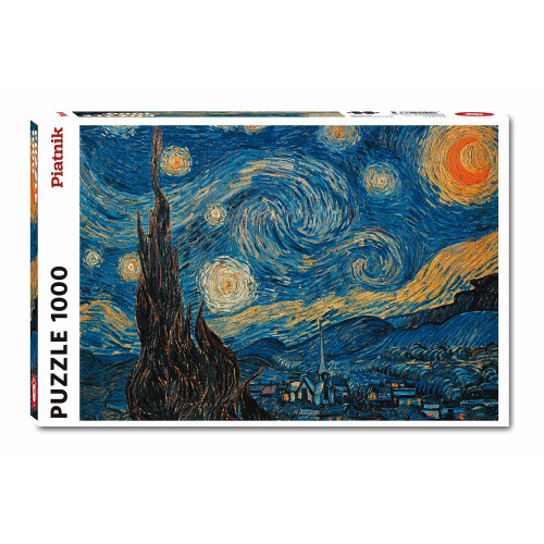 Puzzle Piatnik "Van Gogh - Noaptea instelata", 1000 piese, dimensiune 68 x 48 cm, produs in Austria
