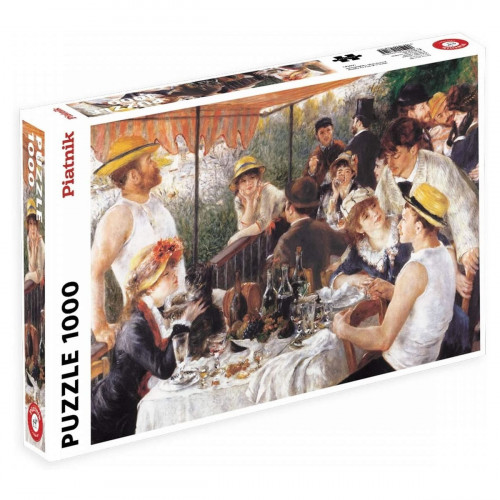 Puzzle Piatnik "Renoir - Boating Party", 1000 piese, dimensiune 68 x 48 cm, produs in Austria