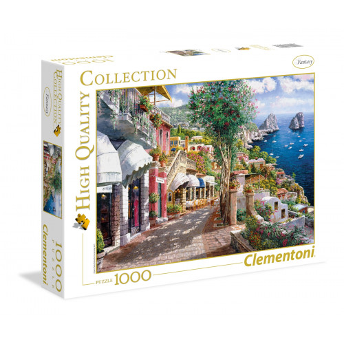 Puzzle Clementoni, High Quality Collection - Insula Capri, 1000 piese, dimensiuni 69 x 50 cm
